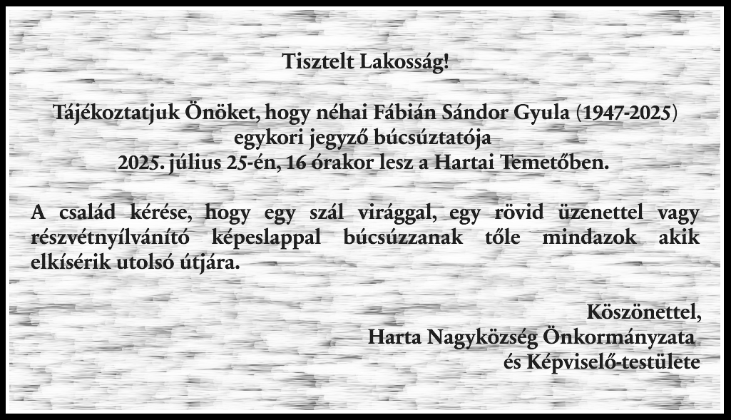 fábián sándor temetése